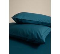 M&S 2 Pack Egyptian Cotton 230 Thread Count King Size Pillowcases Teal
