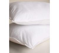 M&S 2 Pack Ultimate Comfort Pure Cotton Medium Pillows White
