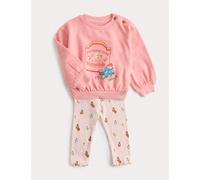 M&S 2 Piece Cotton Rich Paddington™ Outfit (0-3 Yrs) Pink Mix