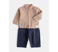 M&S 2 Piece Pure Cotton Peter Rabbit™ Outfit (0-3 Yrs) Multi