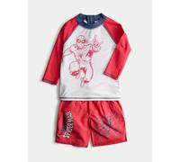 M&S 2pc Spider-Man Swim Set (2-8 Yrs) Red Mix