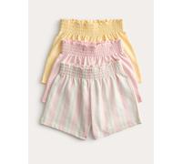 M&S 3 Pack Pure Cotton Multi Pattern Shorts (0-5 Yrs) Multi