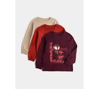M&S 3 Pack Pure Cotton Spider-Man™ Tops (2-8 Yrs) Multi