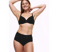 M&S 3pk Cotton Rich Brazilian Stoma Knickers Black