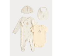 M&S 4 Piece Girls' Peter Rabbit™ Starter Set (7lbs-18 Mths) Yellow Mix