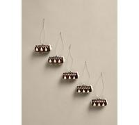 M&S 5 Pack Colin the Caterpillar™ Hanging Decorations Brown Mix