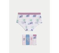 M&S 5pk Cotton with Stretch Lilo & Stitch™ Knickers (5-16 Yrs) Multi