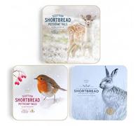 M&S All Butter Scottish Shortbread Petticoat Tails Robin/Fawn/Bunny Tin 360g, 1x Random Tin, Limited Edition, in a Premier Life Store Box