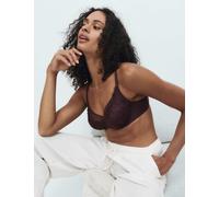 M&S Amelia Lace Natural Lift™ Full Cup Bra (A-E) Dark Aubergine