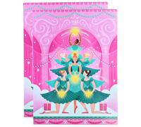 M&S Ballerina Milk Chocolate Advent Calendar, 80g, 2 Pack, Vegetarian, In Premier Life Store Box