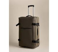 M&S Banff Adventure 2 Wheel Soft Large Suitcase Khaki