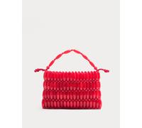 M&S Beaded Mini Grab Bag Red