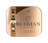 M&S Belgian Collection, Selection of Dark, Milk & White Chocolate and Plain Biscuits, 1kg