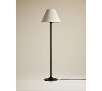 M&S Black Ribbed Floor Light Black