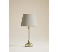 M&S Blair Rechargeable Table Lamp Antique Brass