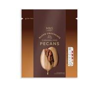 M&S Blond Chocolate Caramelised Pecans, 100g