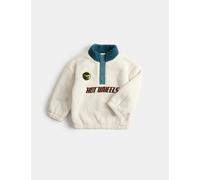 M&S Borg Fleece Lined Hot Wheels™ Jacket (2-8 Yrs) Cream Mix