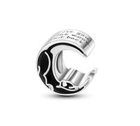 M&S Cat Moon Charm I Love You To The Moon And Back Charm Bead Pendant, 925 Sterling Silver Dangle Charm, Compatible With Pandora & European Bracelet …