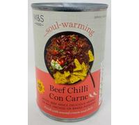 M&S Chilli Con Carne 2x 400g | Minced British beef in a spicy and tangy tomato sauce with red kidney beans and red peppers