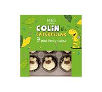 M&S Colin the Caterpillar Mini Party Cakes, 9 Pack, 460g