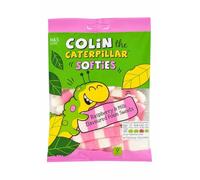 M&S Colin the Caterpillar Softies Raspberry & Milk Flavoured Foam Sweets, Vegan, Sharing Bag, 150g