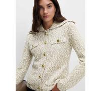 M&S Collared Button Front Pocket Detail Cardigan With Wool Neutral
