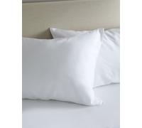 M&S Collection 2 Pack Ultimate Soft & Silky Pillowcases - White, Denim,White,Clay,Neutral,Charcoal,Dark Almond,Silver Grey,Light Taupe,Dusky Pink,Forest Green,Soft Blue,Sage,Chambray