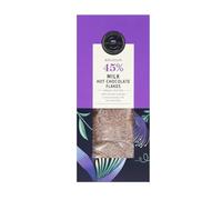 M&S Collection Belgian Milk Hot Chocolate Flakes, 45% Cocoa, Small Batch, Luxuriously Rich Drinking Chocolate-250G