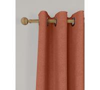 M&S Collection Brushed Eyelet Blackout Thermal Curtains - EW90 - Terracotta, Bronze,Blue,Dark Red,Mid Blue,Cream,Sage,Terracotta,Charcoal Mix,Teal,Blush,Navy,Champagne,Chocolate,Neutral,Grey