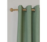 M&S Collection Brushed Eyelet Blackout Thermal Curtains - NAR54 - Sage, Dark Red,Mid Blue,Cream,Sage,Terracotta,Teal,Blush,Navy,Champagne,Charcoal Mix,Neutral,Grey