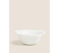 M&S Collection Cabbage Medium Serving Bowl - White, Green,White