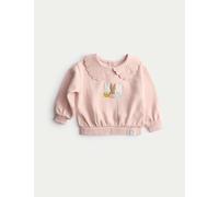 M&S Collection Cotton Rich Miffy™ Collared Sweatshirt (0-3 Yrs) Pink