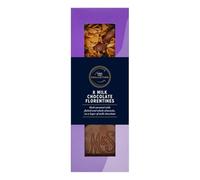M&S Collection Dark Chocolate & Ginger Florentines, 8 Pieces, 170g, Rich Caramel with Flaked Almonds