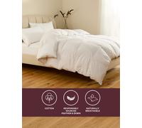 M&S Collection Deluxe Hungarian Goose Feather & Down 15 Tog Duvet - SGL - White, White