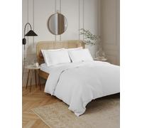 M&S Collection Egyptian Cotton 230 Thread Count Duvet Cover - SGL - Ice White, Ice White,Khaki,Blue/Green,Dusted Mauve,Air Force Blue,Granite,Cream,Slate Blue,Mink,Silver Grey,Midnight Navy,Light Duck