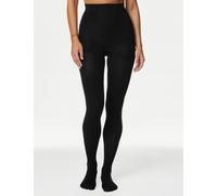 M&S Collection female 3pk 60 Denier Body Sensor™ Tights - M - Black, Dark Claret,Grey Mix,Navy,Black,Chocolate Mix