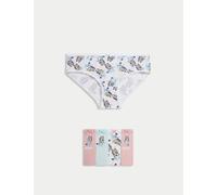 M&S Collection female 5pk Cotton with Stretch Bluey™ Knickers (2-8 Yrs) - 4-5 Y - Multi, Multi