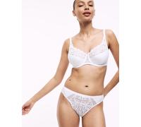 M&S Collection female Amelia Lace Wired Full Cup Bra (A-E) - 38DD - White, Black,Opaline,Blue,Dark Raspberry,White,Taupe