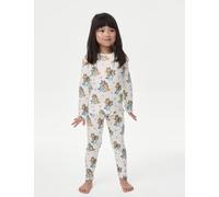 M&S Collection female Bluey™ Pyjamas (1-7 Yrs) - 5-6 Y - Ivory, Ivory