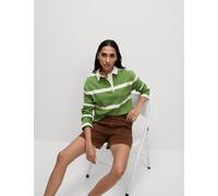 M&S Collection female Cotton Blend Cargo Shorts - 18 - Conker, Black,Blue Tint,Fern Green,Conker,Calico,Nightshade