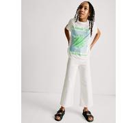 M&S Collection female Cotton Rich Honolulu Print T-Shirt (2-16 Yrs) - 2-3 Y - Ecru, Ecru