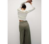 M&S Collection female Cotton Rich Palazzo Trousers - 22SHT - Sable, Ecru,Light Caramel,Sable