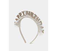 M&S Collection Female Happy Birthday Tulle Headband - Gold, Gold