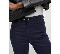 M&S Collection female High Waisted Embellished Straight Leg Jeans - 8LNG - Indigo, Black,Indigo