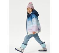 M&S Collection female Stormwear™ Disney Frozen™ Padded Coat (2-8 Yrs) - 2-3 Y - Blue Mix, Blue Mix