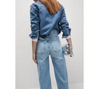 M&S Collection female The Wide-Leg Jeans - 10LNG - Light Denim, Black,Medium Indigo,Light Denim,Indigo Mix,Ecru,Chocolate