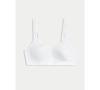 M&S Collection female Ultimate Support Non Wired Sports First Bra AA-D - 32A - White, White,Black Mix