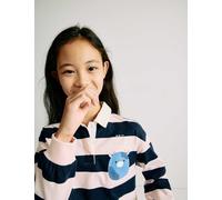 M&S Collection Girls Pure Cotton Squishmallows™ Rugby Top (5-12 Yrs) - 6-7 Y - Pink Mix, Pink Mix