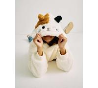 M&S Collection Girls Squishmallows™ Cat Borg Hoodie (5-12 Yrs) - 6-7 Y - Ecru Mix, Ecru Mix,Pink