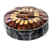 M&S Collection Hand Decorated Dundee Cake 815g - Traditional All-Butter Fruit Cake with Turkish Sultanas and Whole Almonds (1 Pack)
